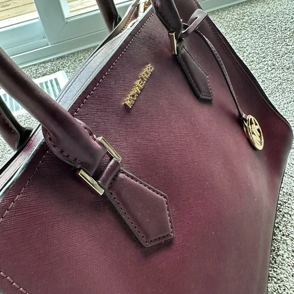 Michael Kors Plum Satchel - Picture 13 of 14